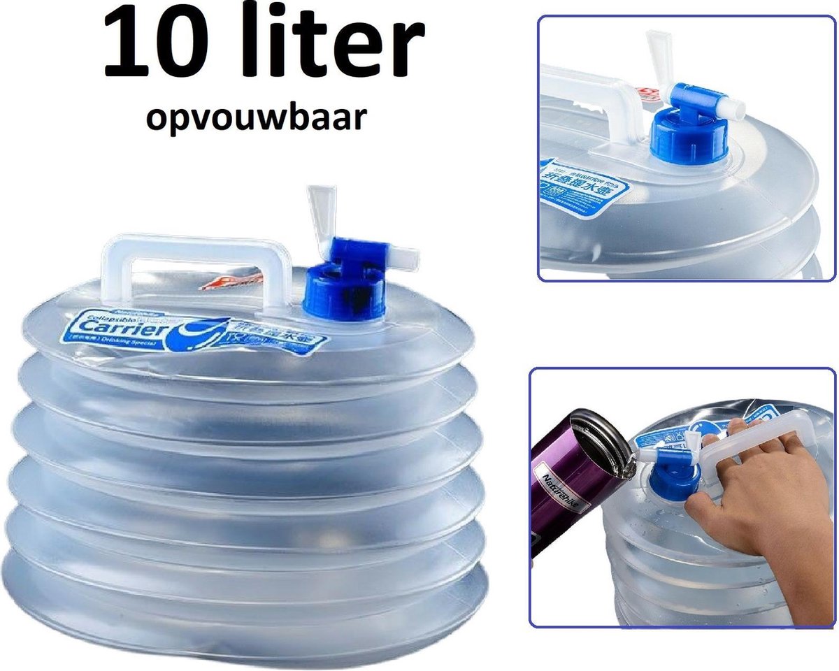 Naturehike ® opvouwbare jerrycan 10 L. Mooi