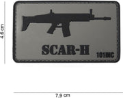 Embleem 3D PVC SCAR-H