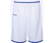 Spalding Move Basketbalshort - Wit / Royal | Maat: XL