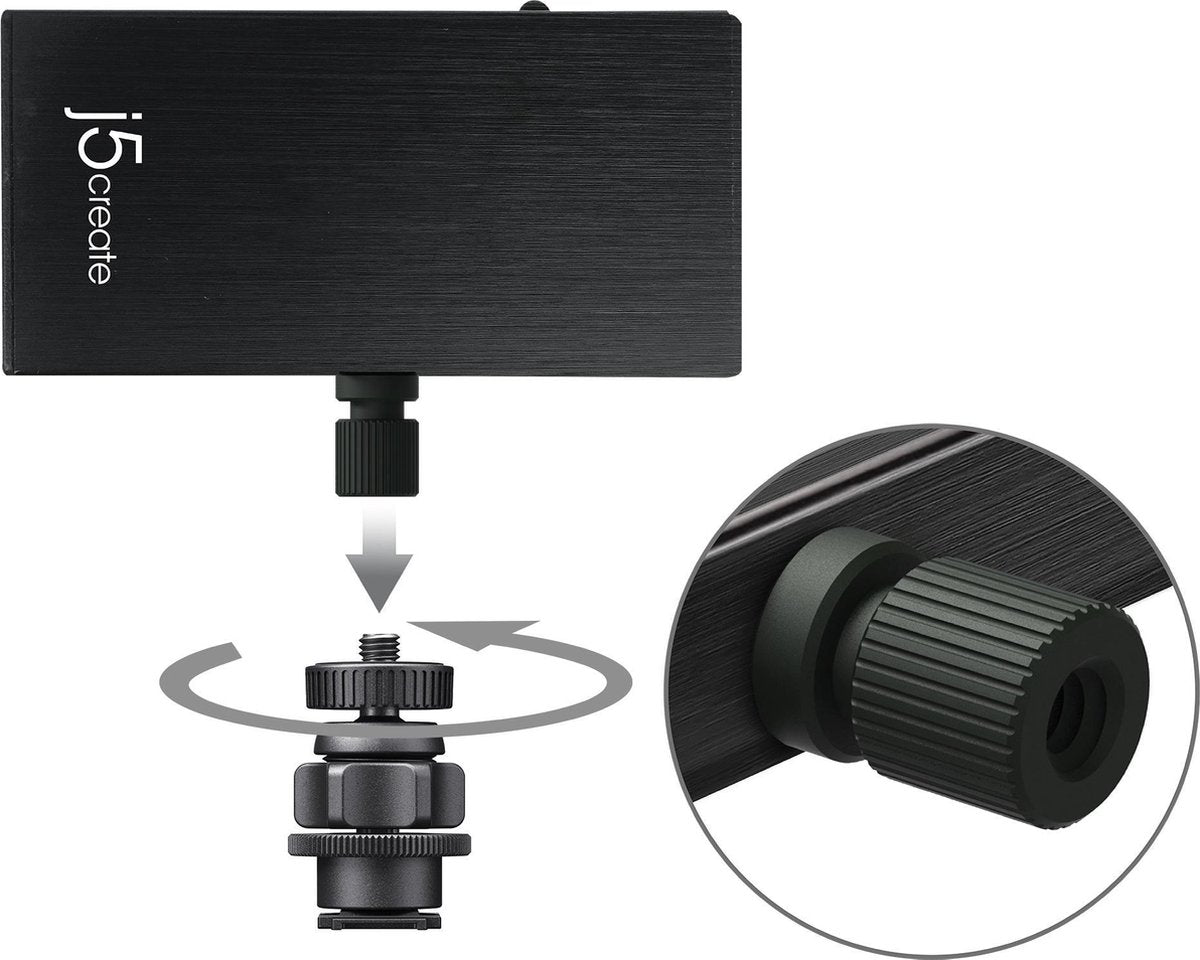 j5create JVA02 Live Capture Adapter HDMI to USB-C with Power Delivery