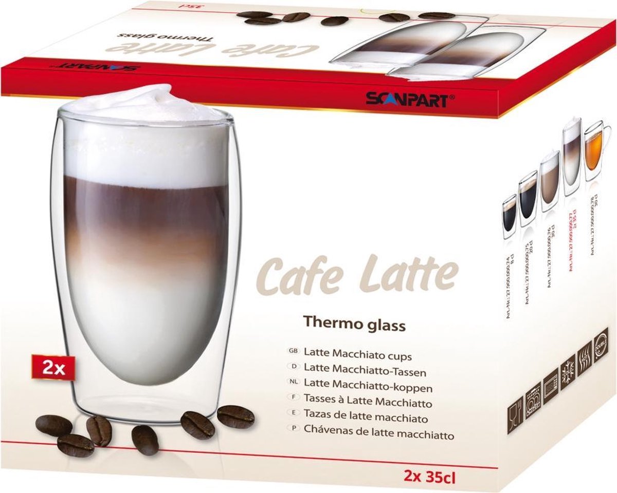 Thermo Cafe Latte Glazen A2 - 35cl
