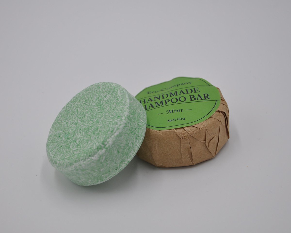 Shampoo bar Mint - Handgemaakt - Zero waste - Fris en verzorgend - Alle haartype