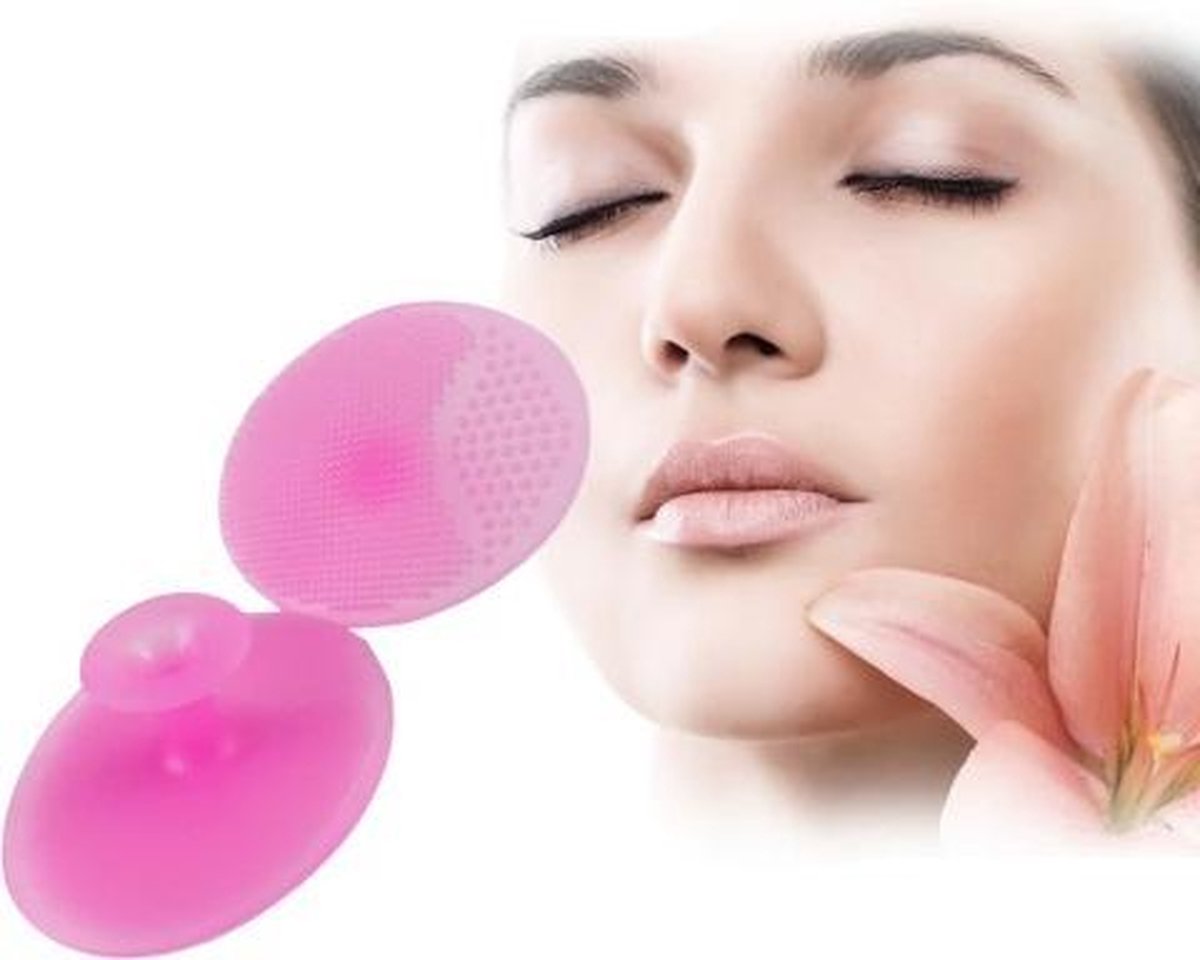 2 St. Siliconen gezicht borstel  - Gezichts reiniger borstel - Face cleaner - Beautypad - Huidverzorgingsbrush - Gezichtsborstel