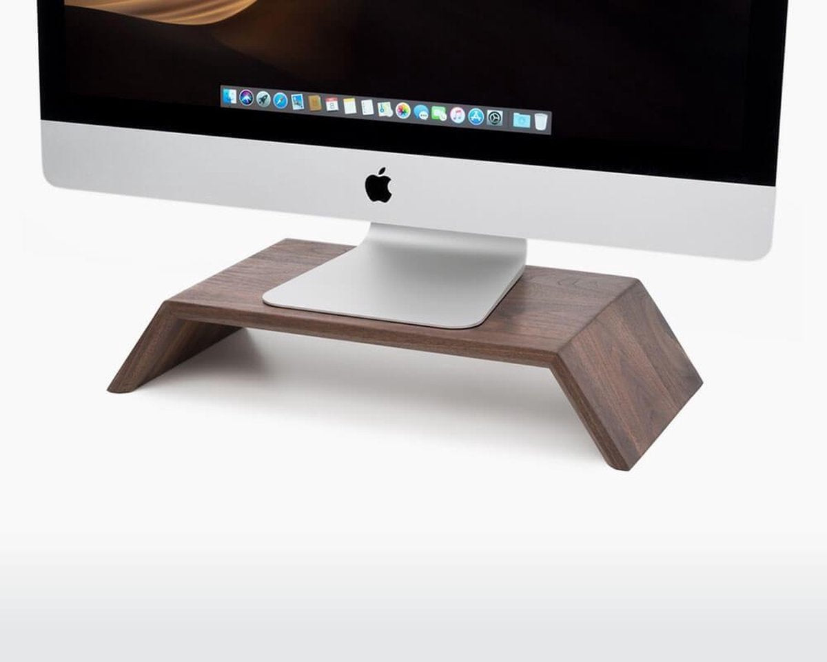 Oakywood Houten Monitorstand - standaard - Walnoot