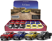 KINSMART Mercedes Benz X-CLASS PICK UP 12st. in tray 4 colors schaalmodel 4