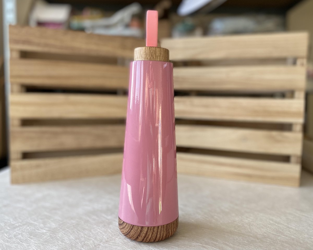 Bioloco Loop thermosfles roze