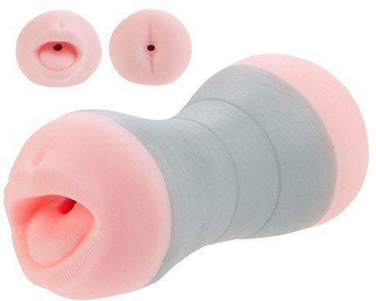 CalExotics Stimulerende middelen Travel Gripper - Mouth & Ass - Masturbator