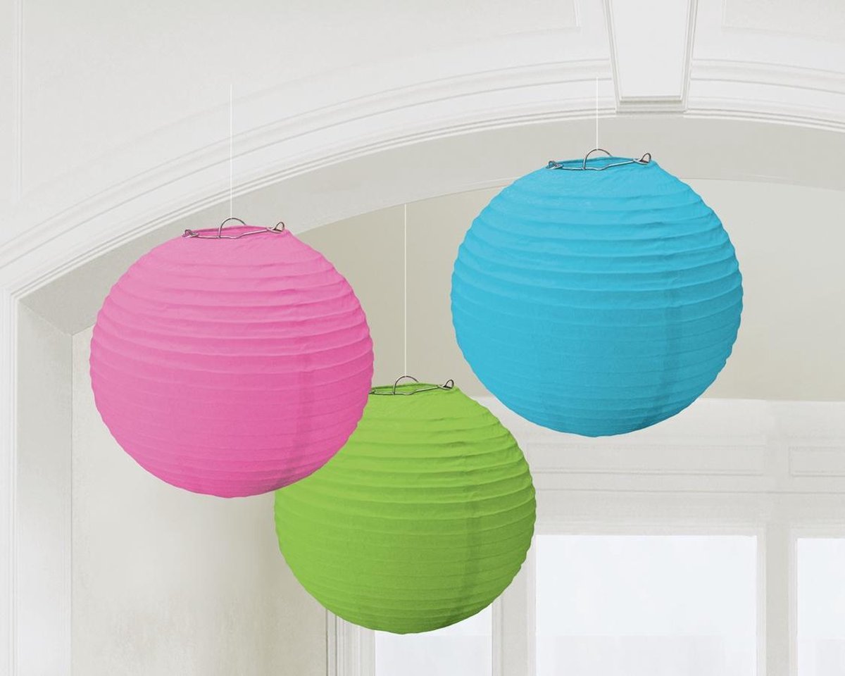 "3 ballen om te versieren - Feestdecoratievoorwerp - One size"
