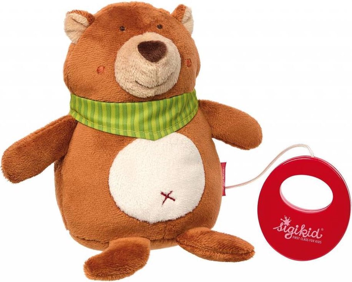 sigikid muziekknuffel beer 42132