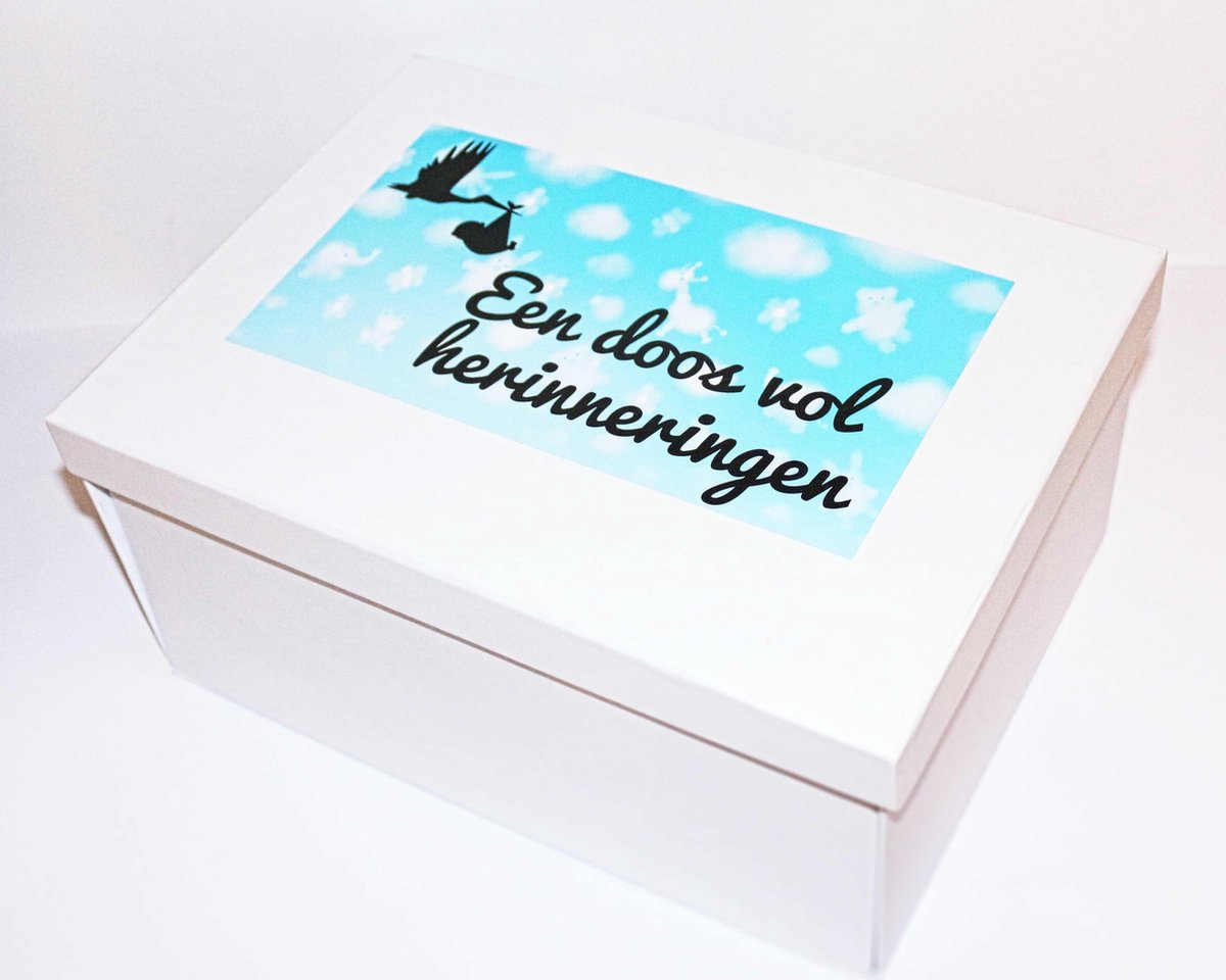 Masjoefel kraamcadeau - Doos vol herinneringen