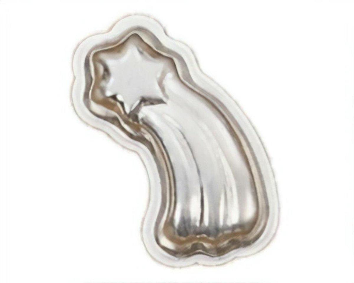 Glückskäfer Komeet Bakvorm 10 X 4 Cm Blank Staal