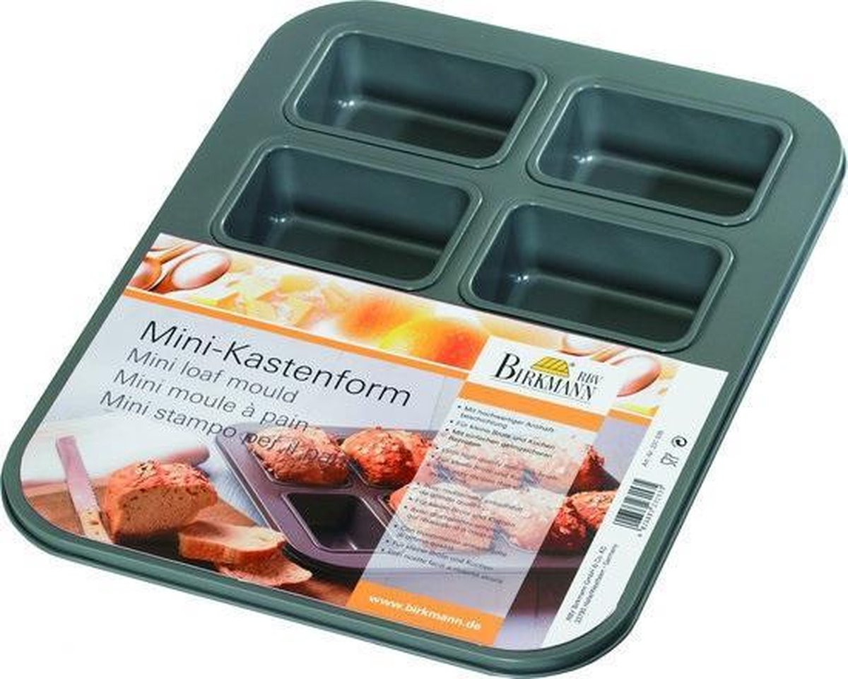 Birkmann Mini Broodvorm - 35 x 27 cm - 8 vaks