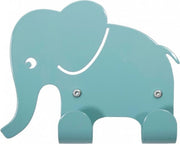 Roommate Elephant Muurhaak Pastel Blue