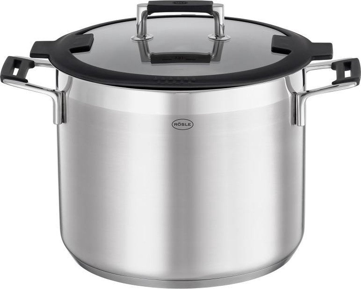 Rösle Silence Pro Kookpan - 24 cm - met glazen deksel