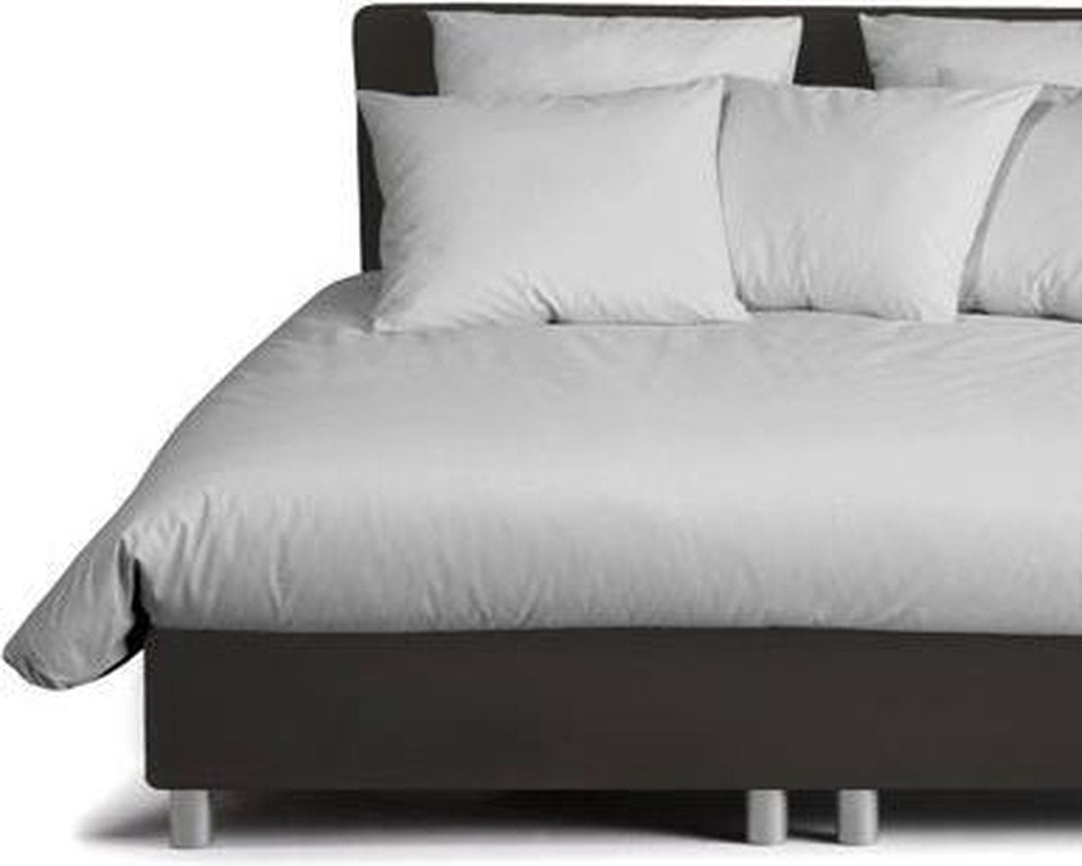 Dekbedovertrekset katoen 240 x 200/220 (94) light grey uni Damai