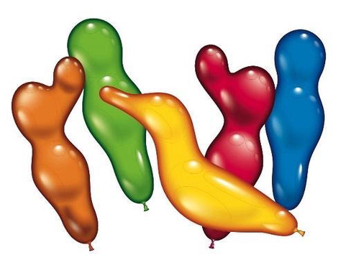 Ballonnen Figuur 6 St.