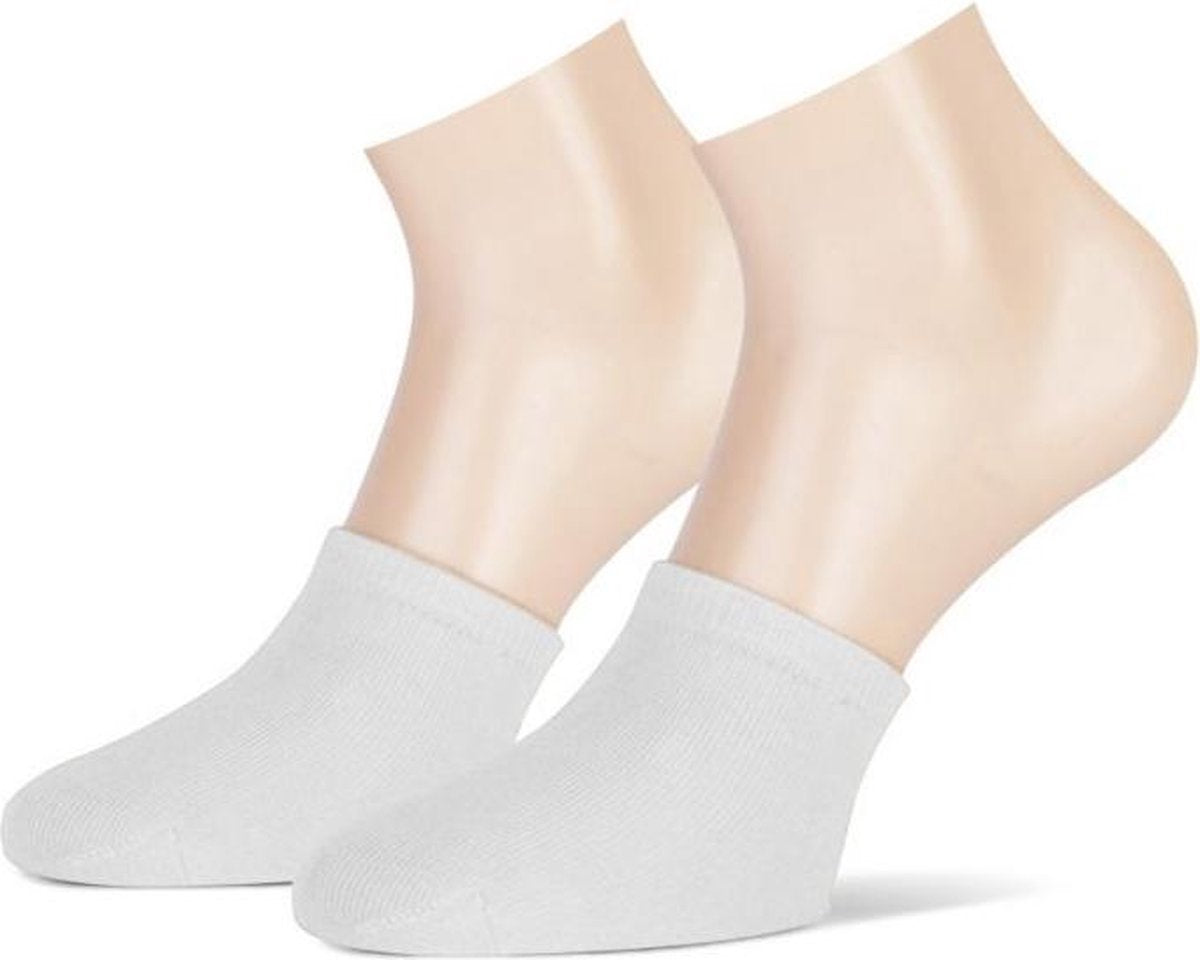 Teckel Dames Teensokjes Katoen Wit One size 2 paar