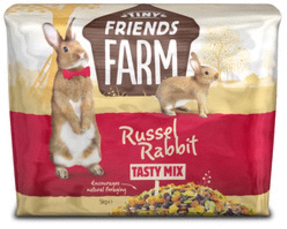 Tiny Friends Farm Russel Rabbit - Konijnenvoer - 5 kg