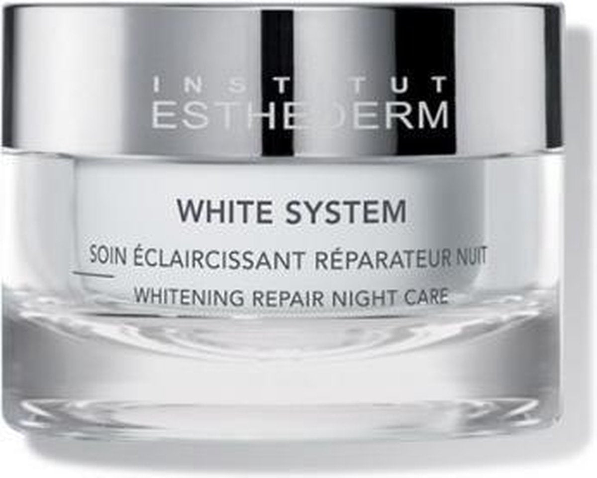 Institut Esthederm White System Soin Eclaircissante Reparateur Nuit Creme Pigmentvlekken 50ml