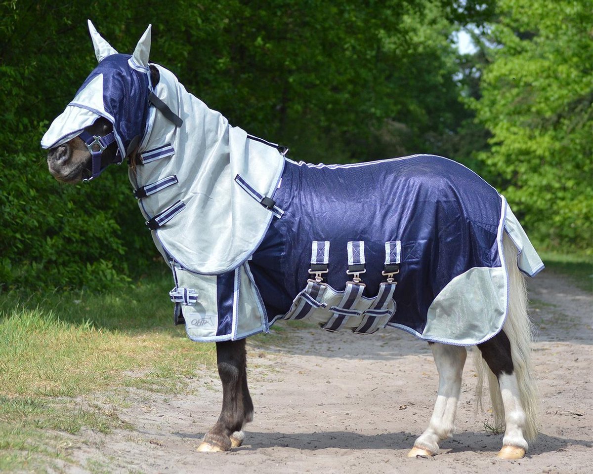 QHP Deken vliegen falabella  105 Blauw