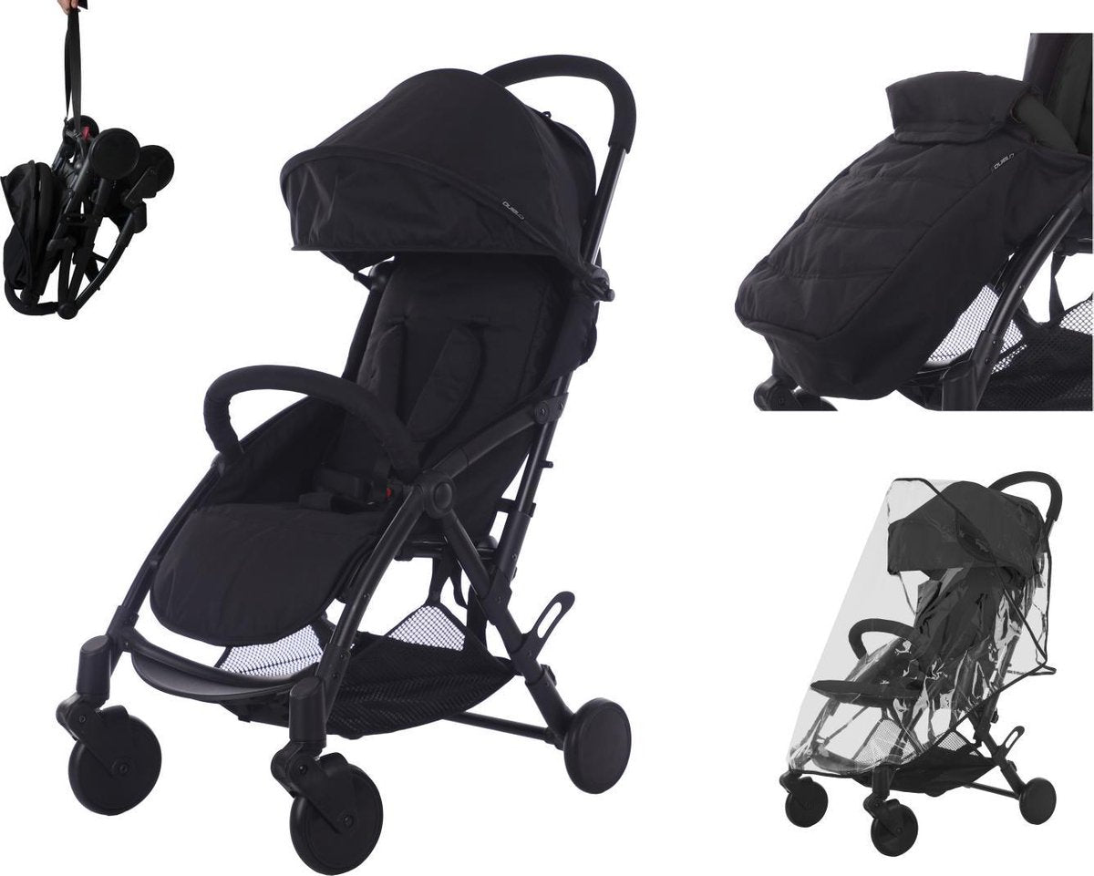 Cabino Buggy Compact -Lichtgewicht- Zwart