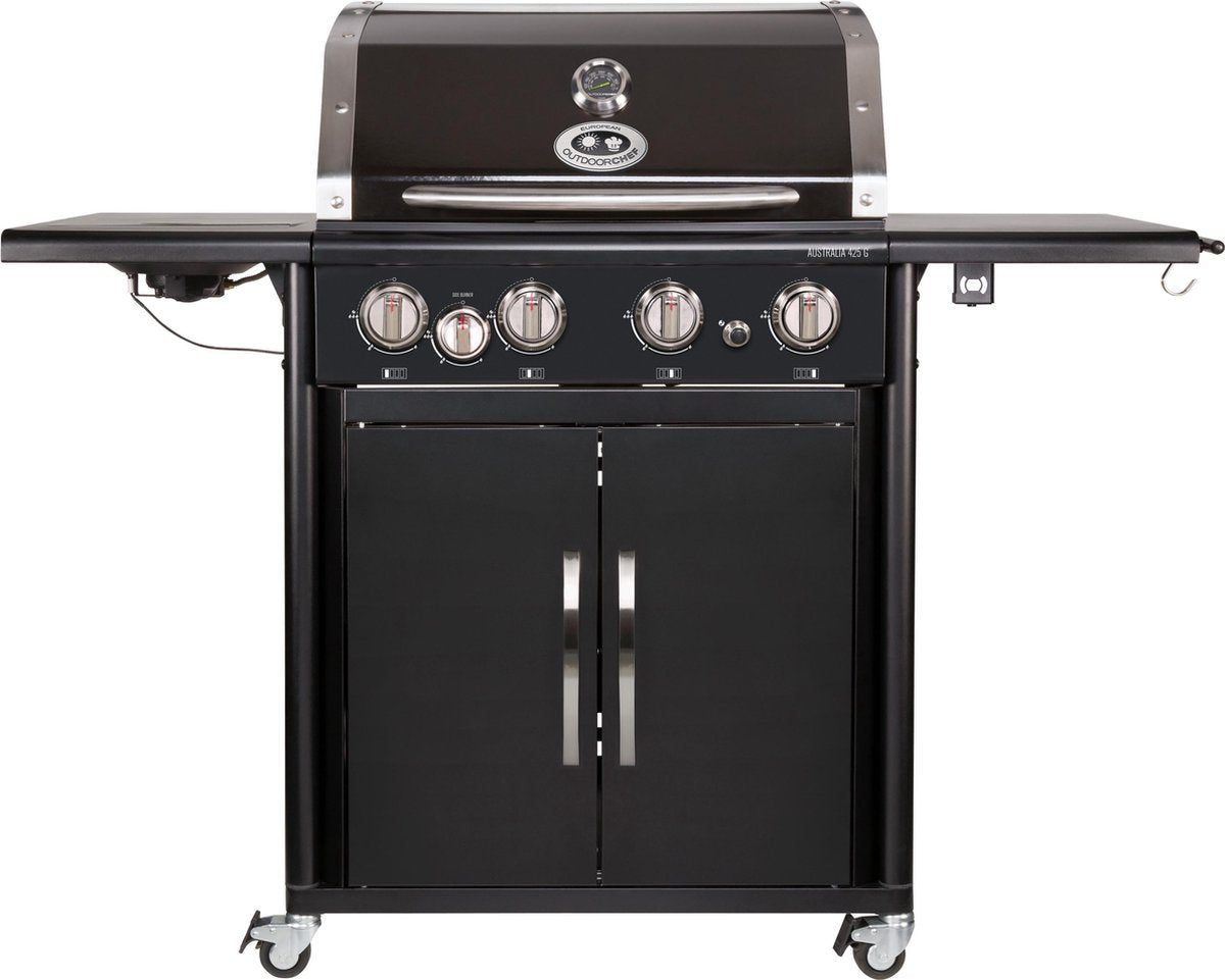 Outdoorchef Australia 425 G Gasbarbecue - 5 branders - Zwart