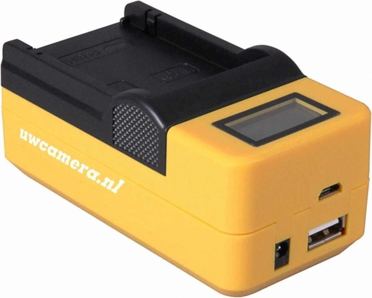 Synchron Oplader voor Canon NB-9L Camera Accu / NB9L Acculader / Thuislader + Autolader