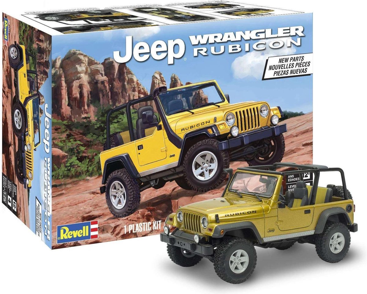 1:25 Revell 14501 Jeep Wrangler Rubicon - Special Release Edition! Plastic kit