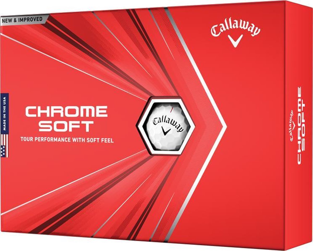 Callaway Chrome Soft 2020 Golfballen - Wit