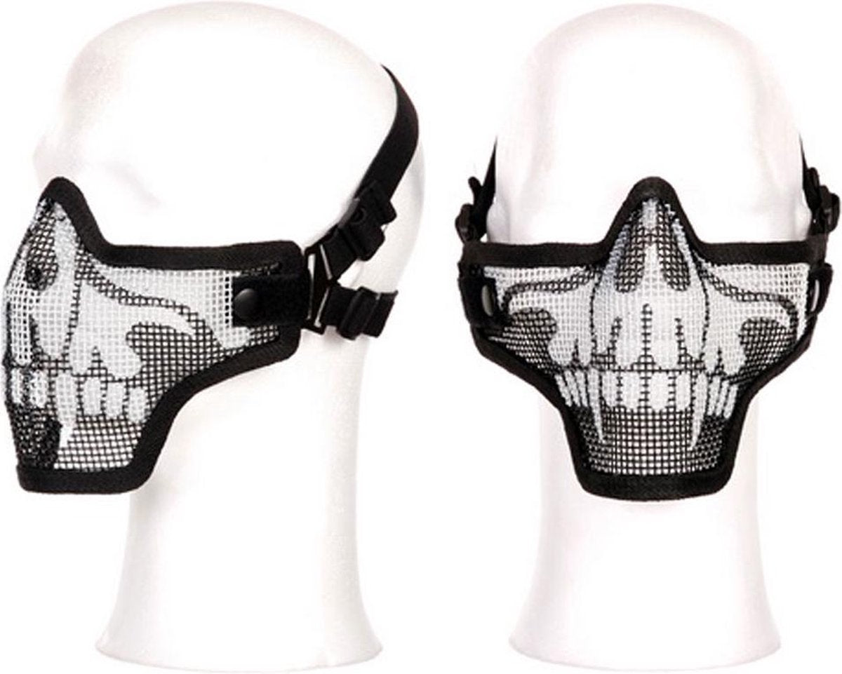 Fostex Airsoft beschermingsmasker half skull