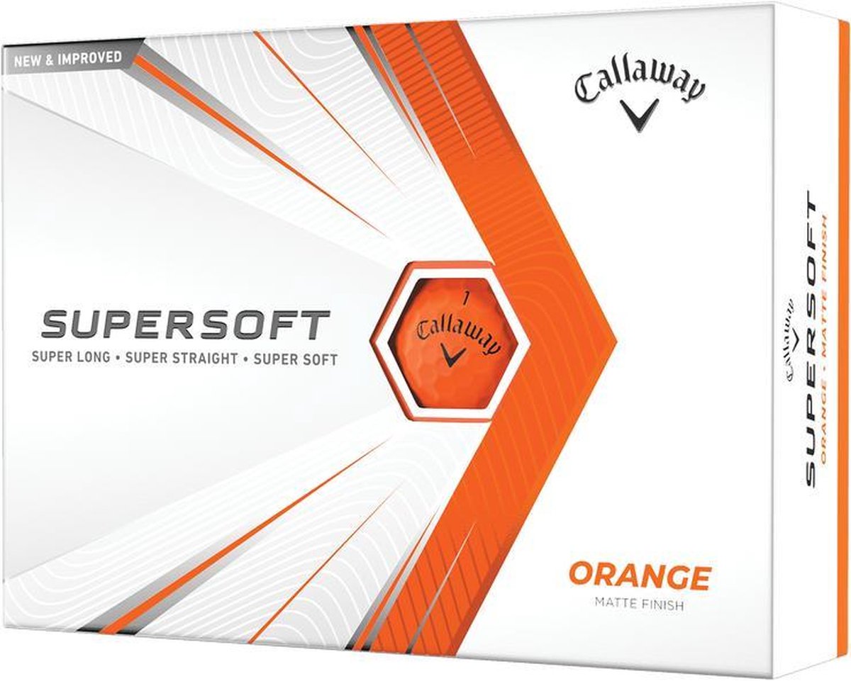 Callaway SuperSoft 2021 Golfballen - Oranje