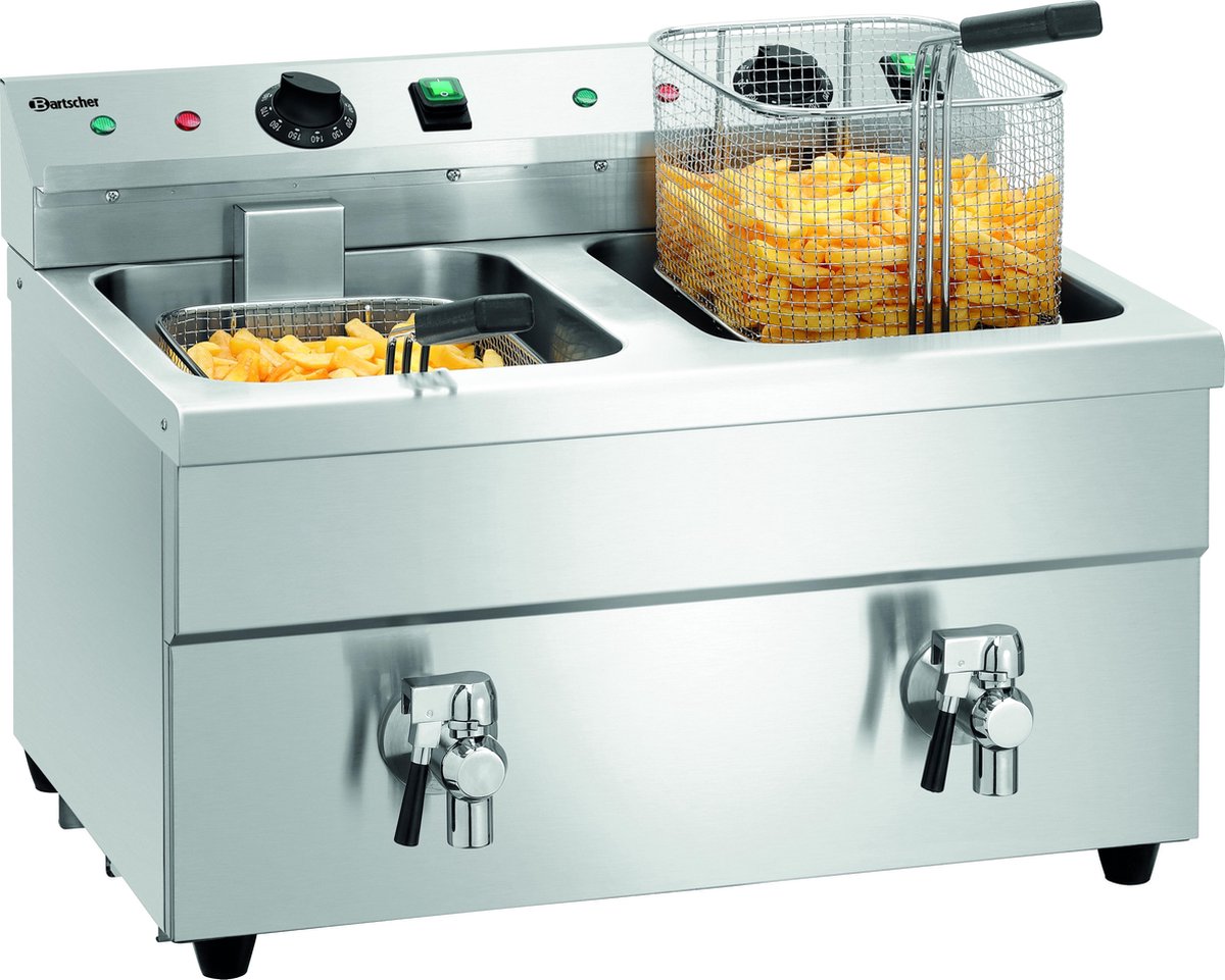 Inductiefriteuse 2x8L