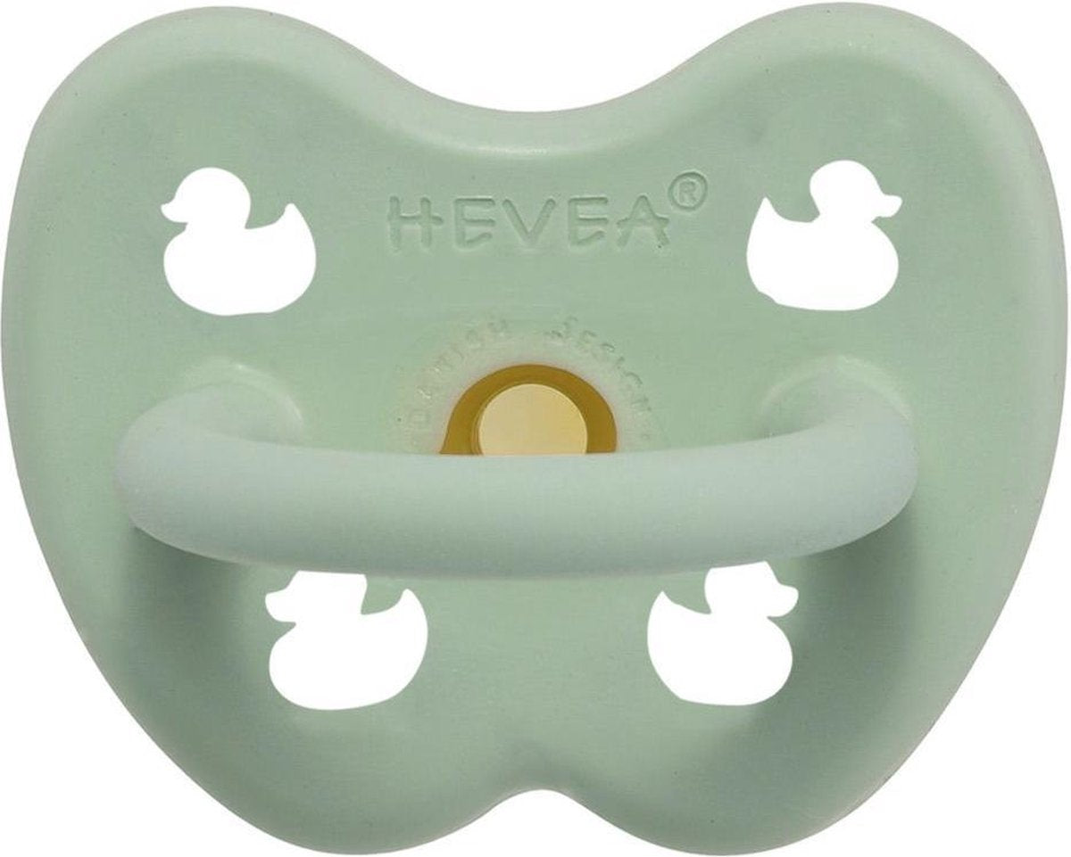 HEVEA speen orthodontisch Mellow mint 0-3 mnd