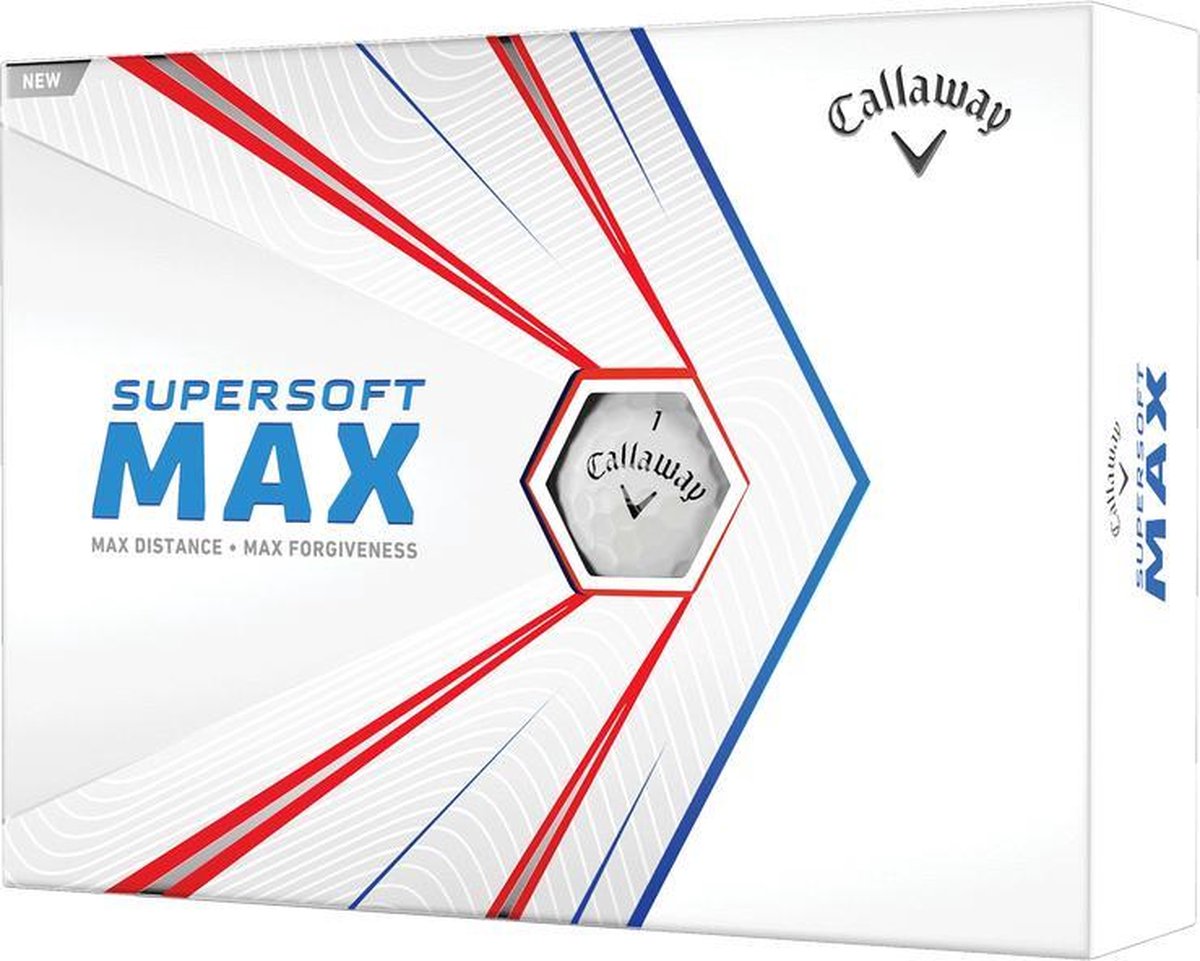 Callaway SuperSoft Max 2021 Golfballen - Wit