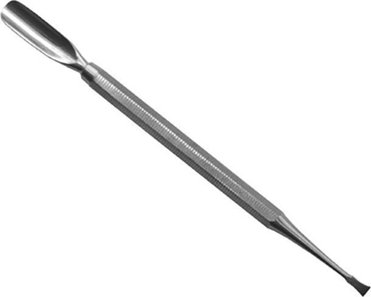 Rojafit Professional - Manicure dubbelinstrument - Nagelhuid schuiver & Krabber - RVS -16 cm.