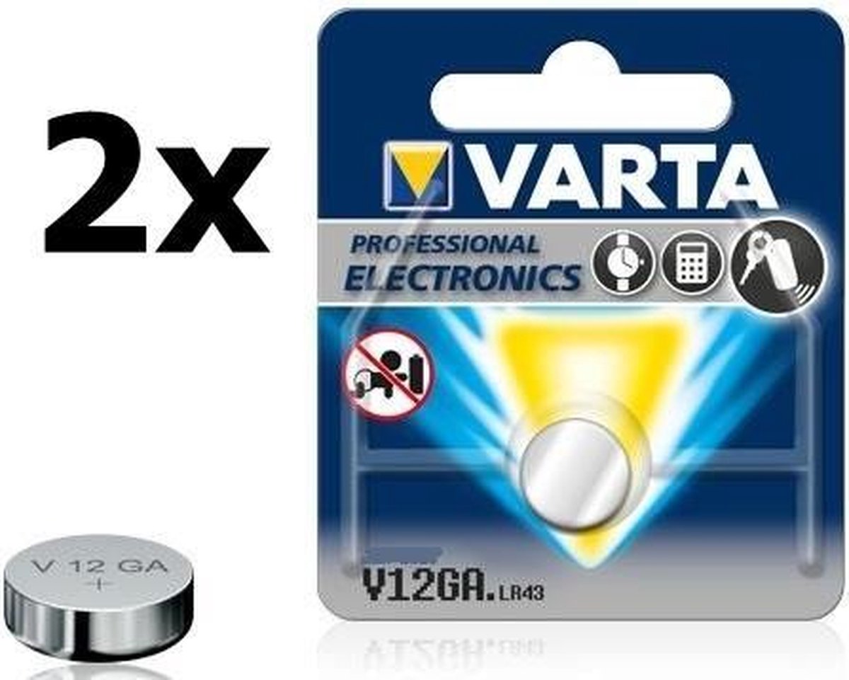 2 Stuks - VARTA V12GA
