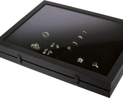 SAFE Black Edition Premium Vitrine met velours inzetstuk voor 48 ringen - 400 x 300 x 57 mm