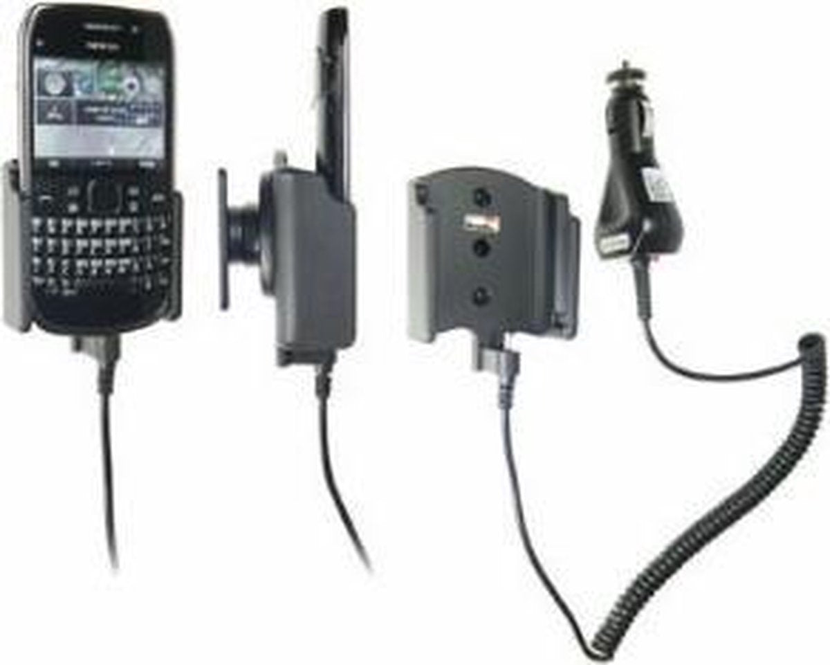 Brodit Actieve Draaibare Houder met Sigaretten Plug voor de Nokia E6-00