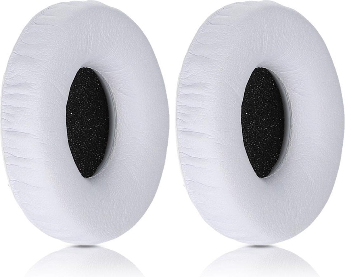 kwmobile 2x oorkussens voor Sennheiser HD25 /HD 25-1 II /PC150 /PC151 /PC155 koptelefoons - imitatieleer - voor over-ear-koptelefoon - wit