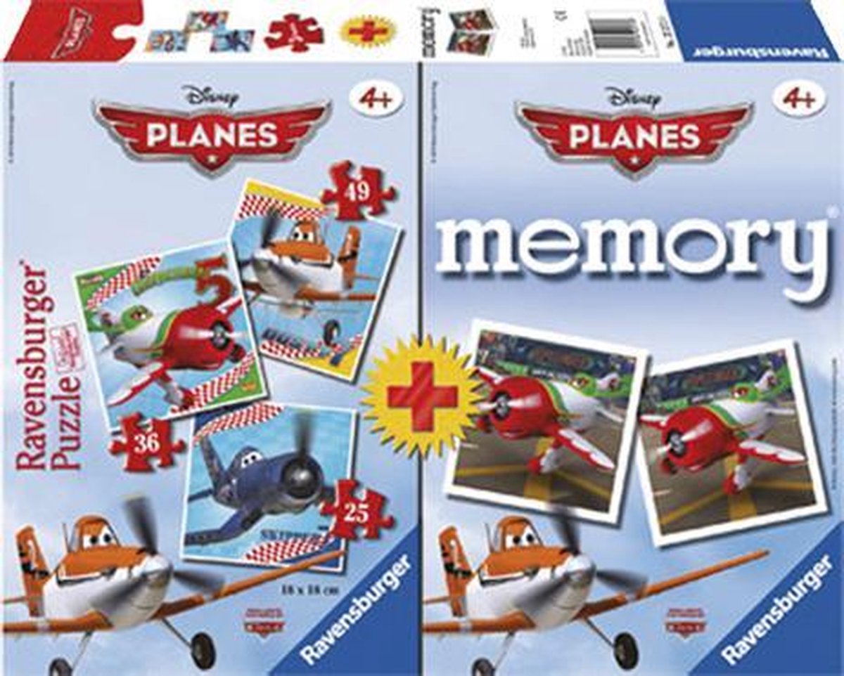 Spel Memory En Puzzel Disney Planes