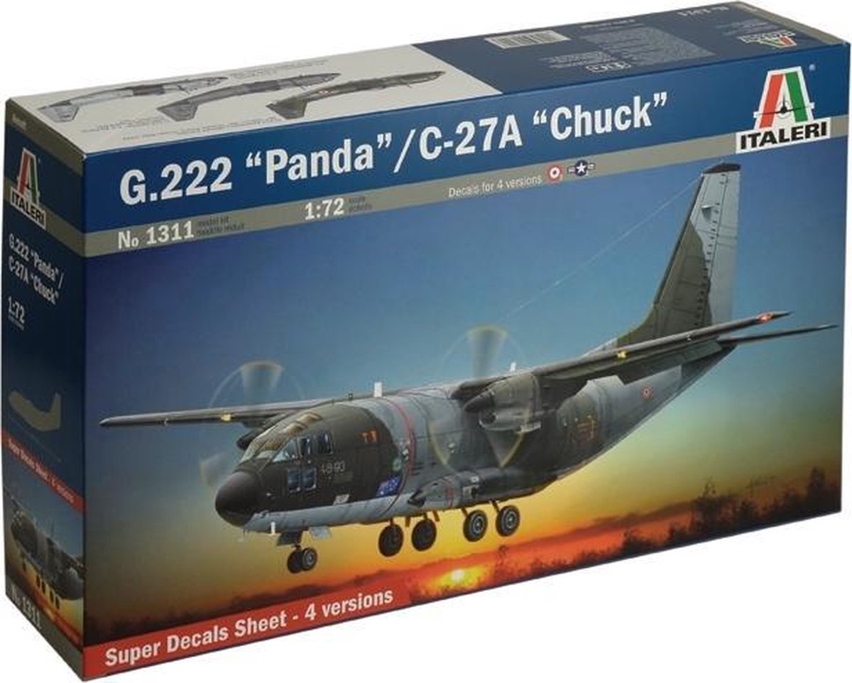 Italeri G.222 ''Panda'' / C - 27A ''Chuck'' 1:72 Montagekit