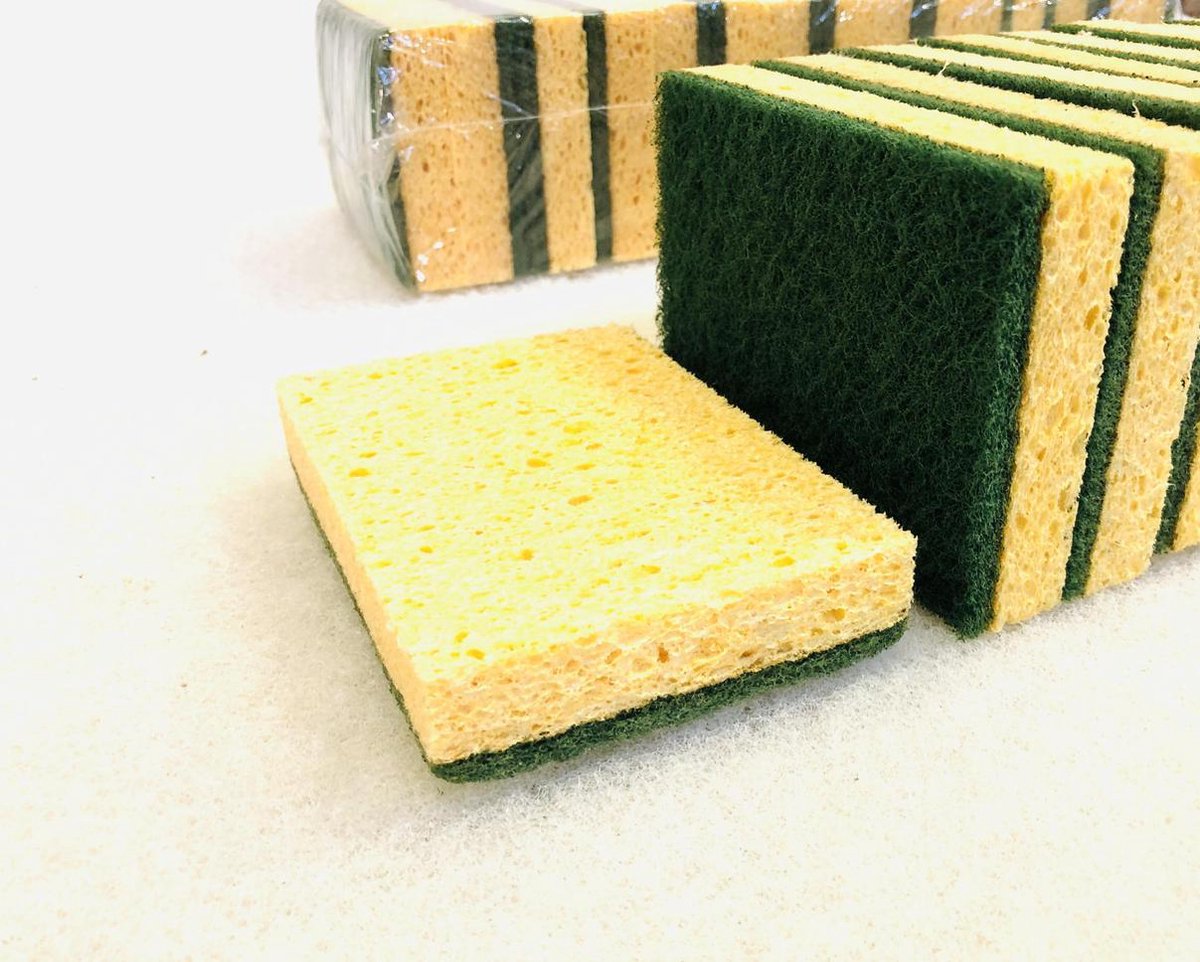 30 stuks schuurspons professioneel - Cellulose 140x95x25mm