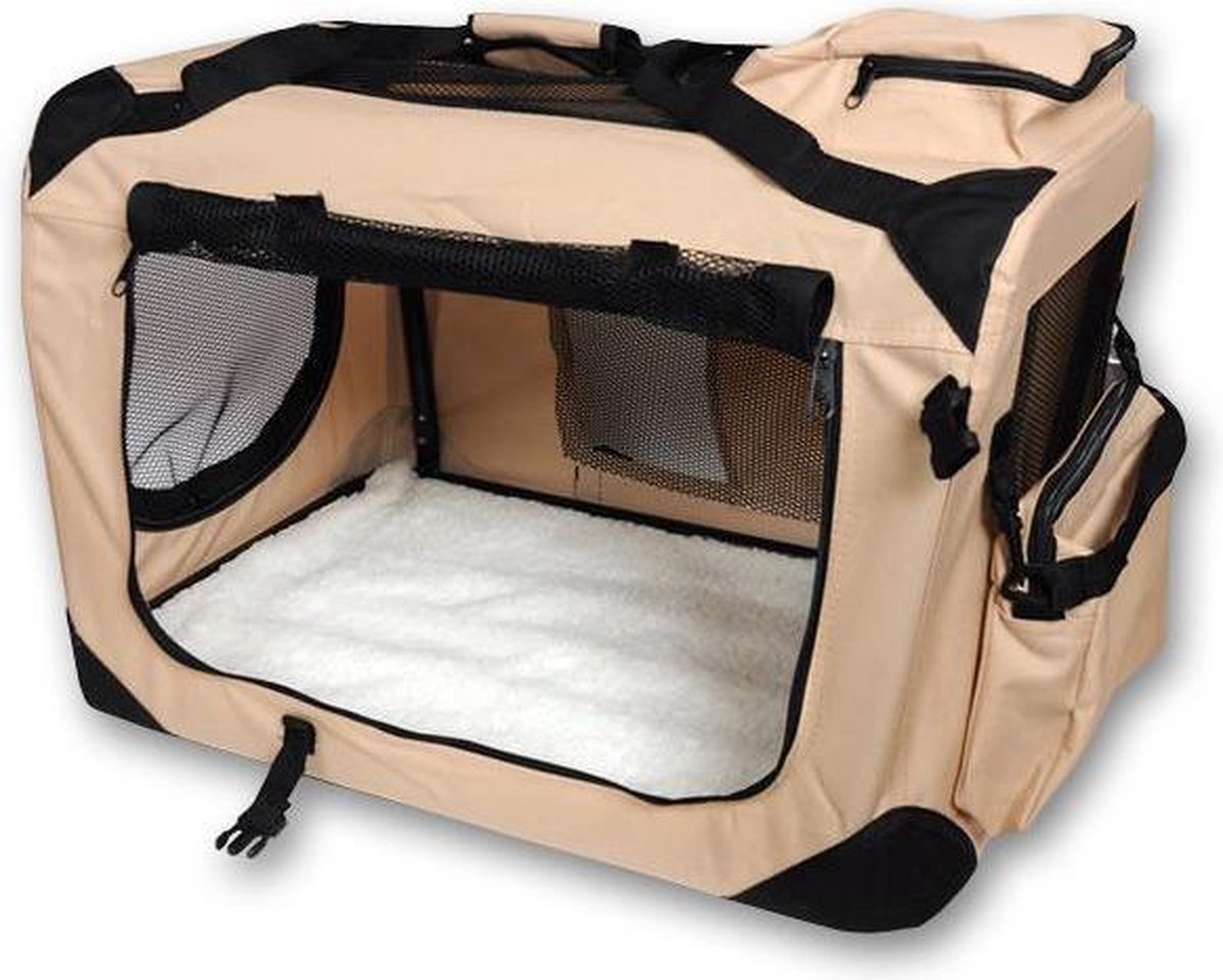 Pet - Transportbox voor honden - Beige - Maat M