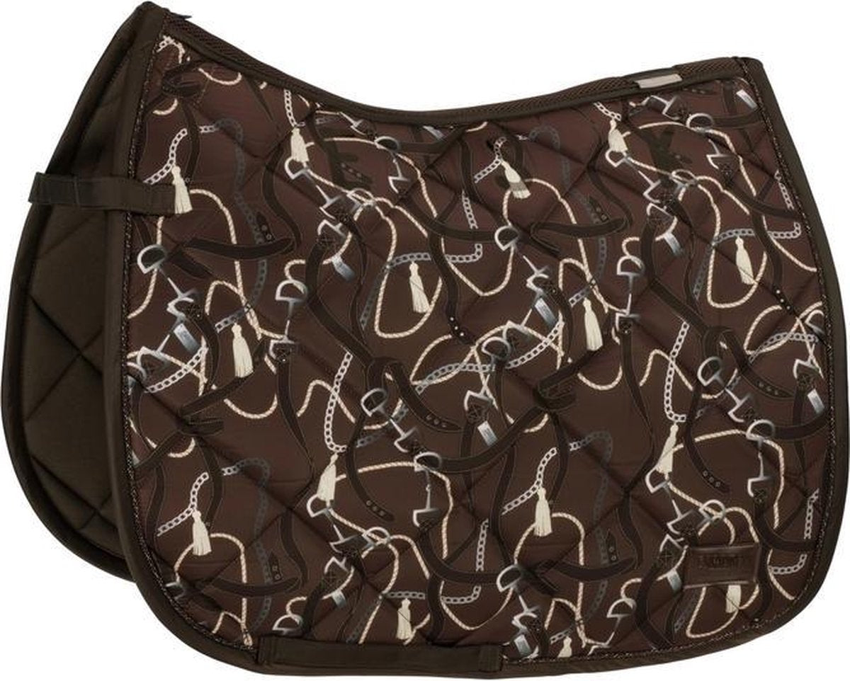 Eskadron Zadeldek Glossy Dessin Platinum