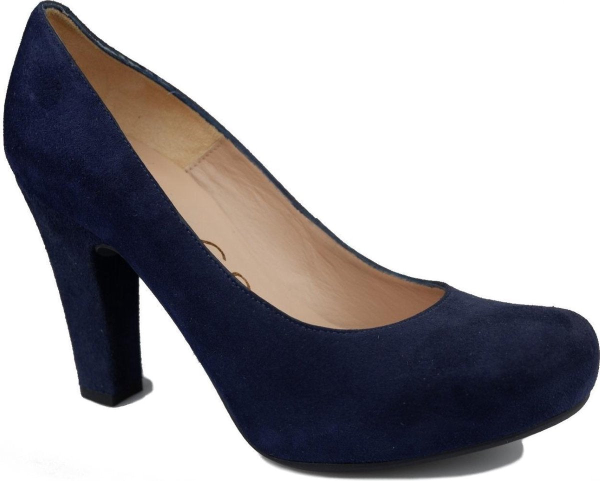 Unisa - dames pump - blauw - maat 36