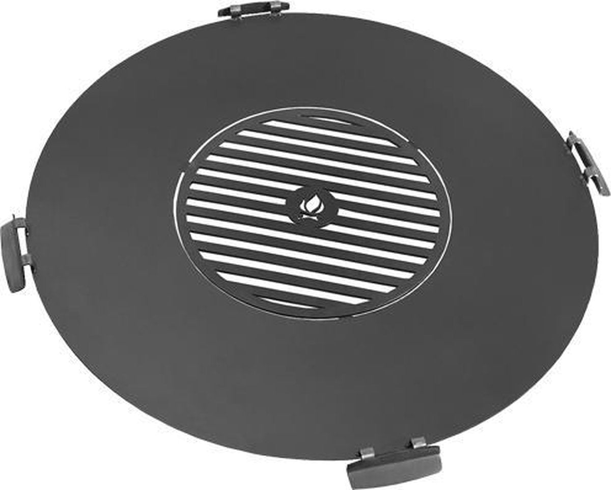 Grillplaat met grillrooster inclusief 4 handvatten | ⌀102cm