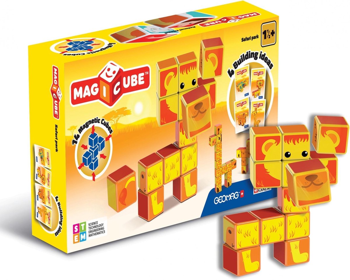 Geomag MagiCube Safaripark - 14 dlg