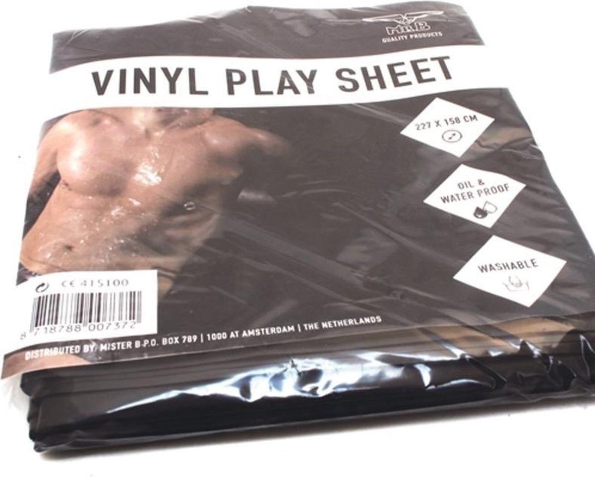 PVC Sheet Zwart - Liefdes Kleed