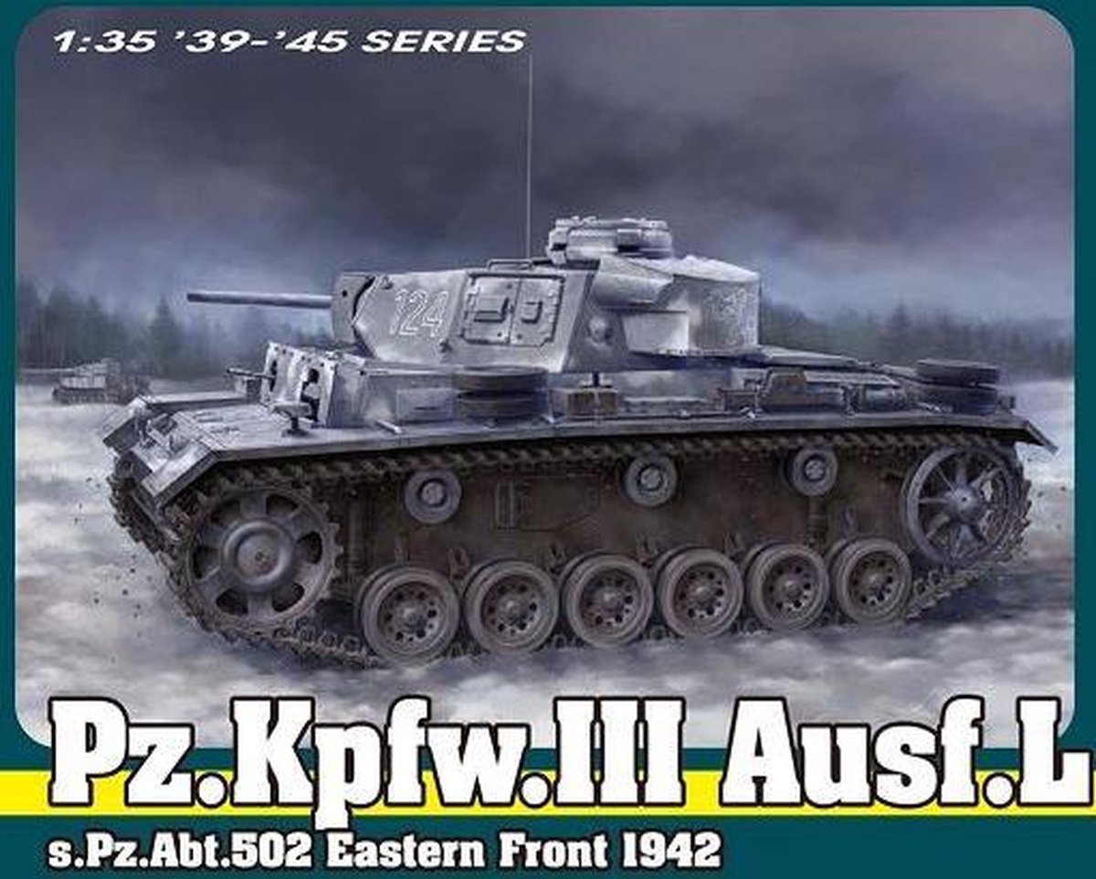 Dragon - 1/35 Pz.kpfw.iii Ausf.l Pz.abt.502 Leningrad 42/43 (6/20) * - DRA6957 - modelbouwsets