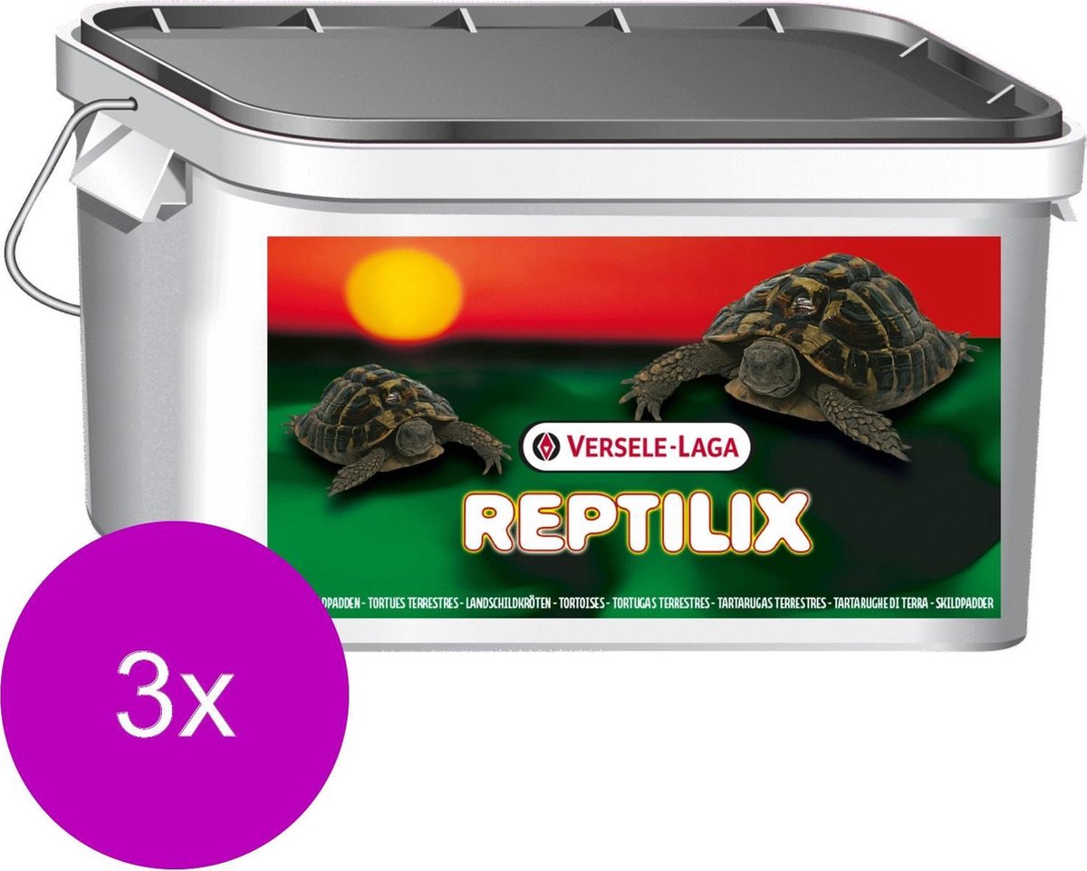 Versele-Laga Reptilix Landschildpad Korrels - Voer - 3 x 4 l 1 kg